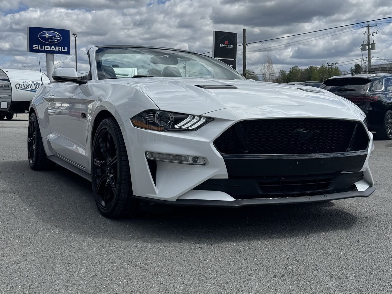 Ford Mustang GT Convertible 2018 Blanc Granby - photo #8