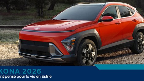 Hyundai Kona 2026 : le VUS urbain polyvalent pensé pour la vie en Estrie