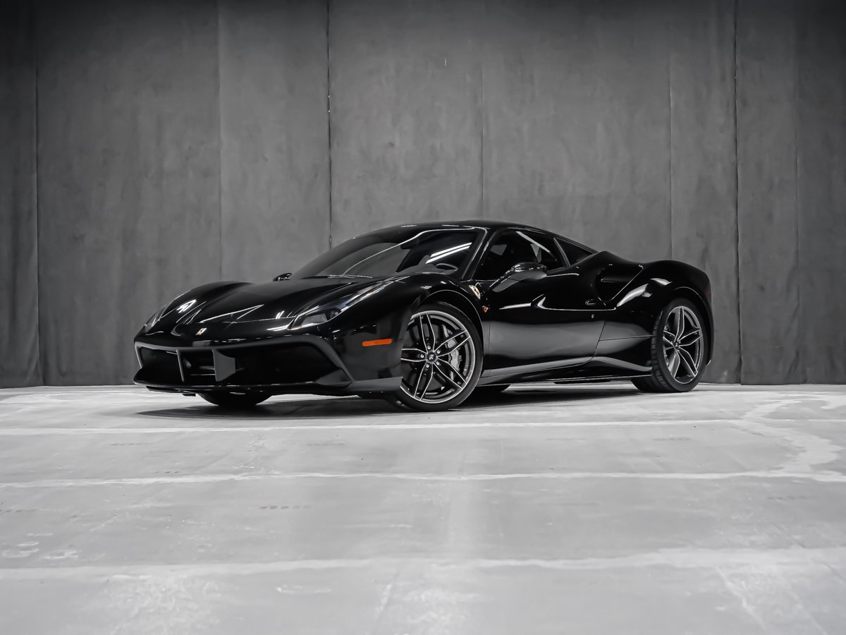 2016 Ferrari 488 GTB Black Montreal - photo #2