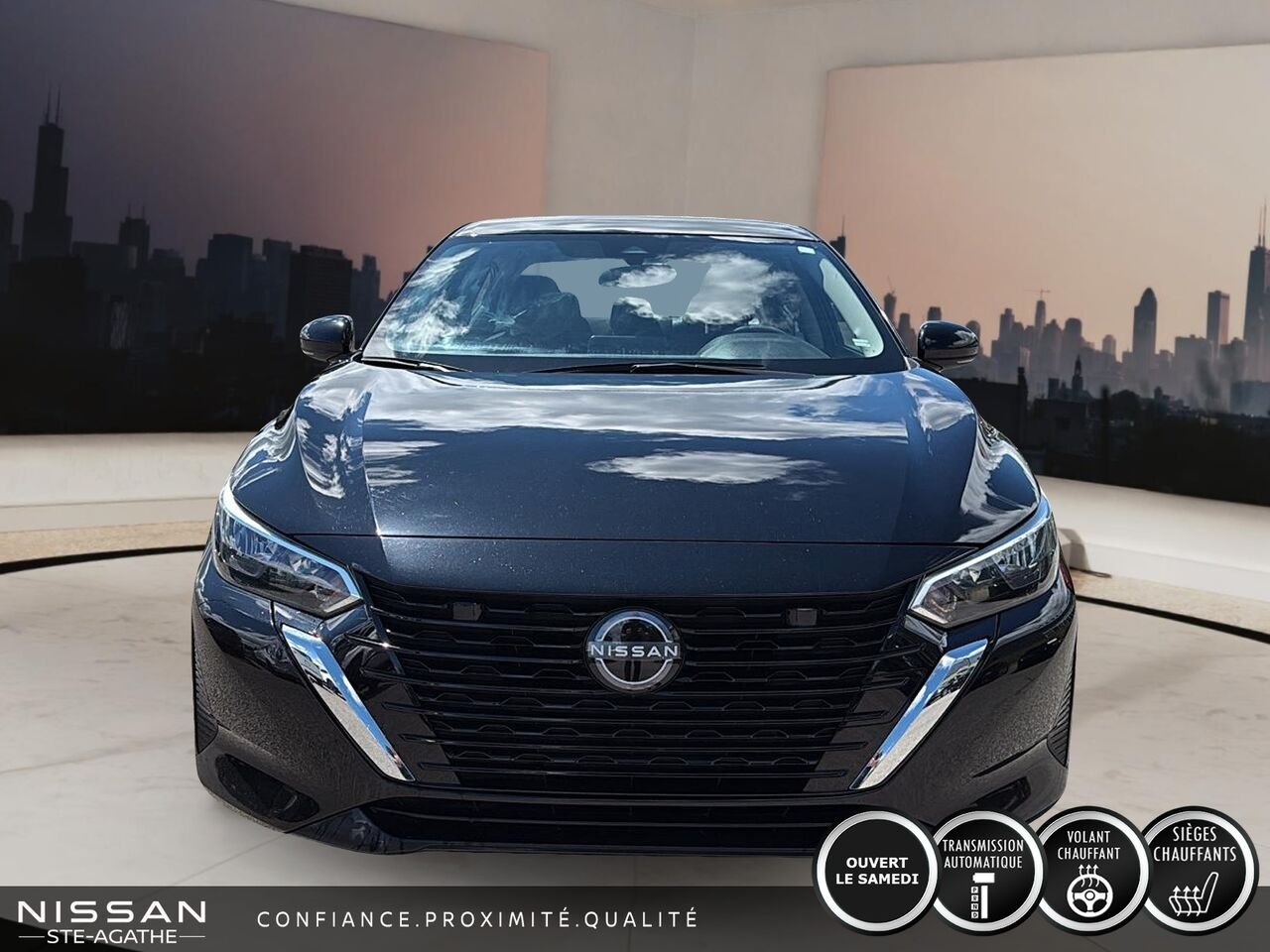 2024 Nissan Sentra SV CVT Black Saint-Jérôme - photo #1