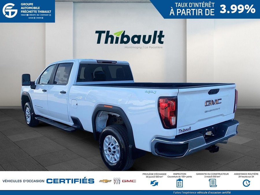 GMC SIERRA 2500HD Pro cabine multiplace 4RM 172 po 2024 Blanc