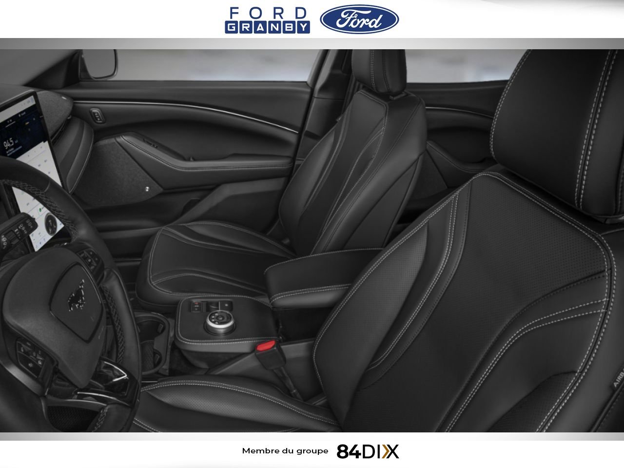 2025 Ford Mustang Mach-E Star White Metallic Tri-Coat Granby - photo #8