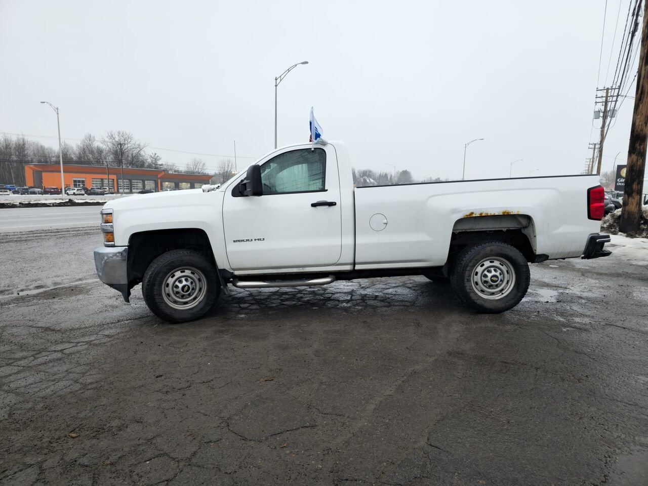 2015 Chevrolet Silverado 2500HD White  - photo #1
