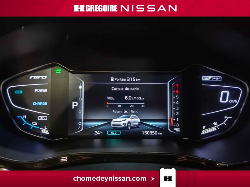 Kia Niro CL7040 | EX Premium * Hybride Plug in * Caméra * Carplay 2020 Bleu Laval - photo #20