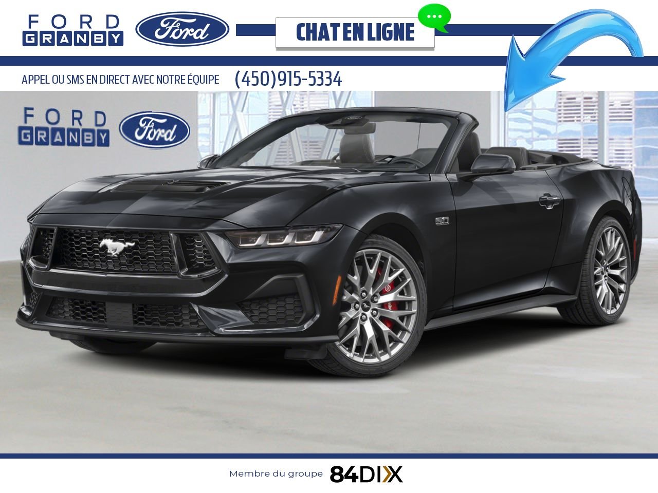 2024 Ford Mustang Shadow Black Granby - photo #0