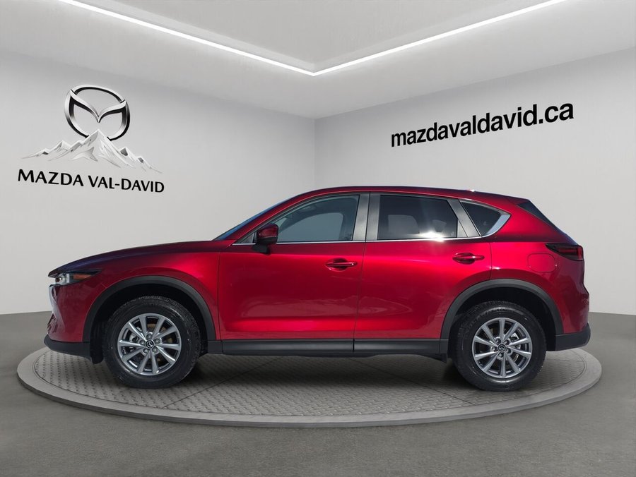2025 Mazda CX-5 Gs, awd, sièges, volant et rétroviseurs chauffants, hayon électrique Soul Red Crystal Metallic