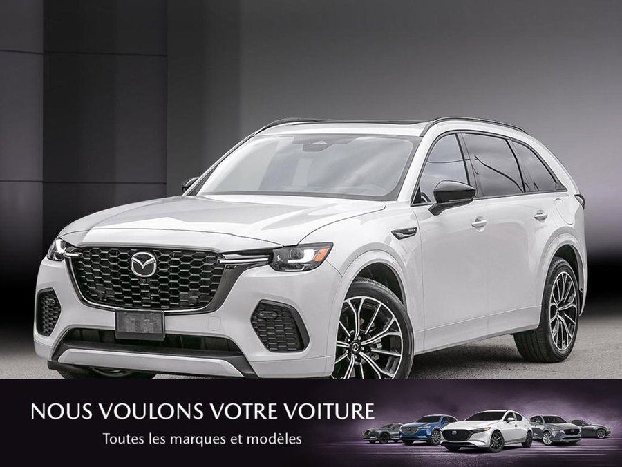Mazda CX-70 hybride rechargeable 2026 2026 Blanc rhodium métallisé