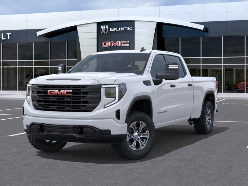 GMC Sierra 1500 Pro cabine multiplace 4RM 157 po 2026 BLANC SOMMET Sherbrooke - photo #5