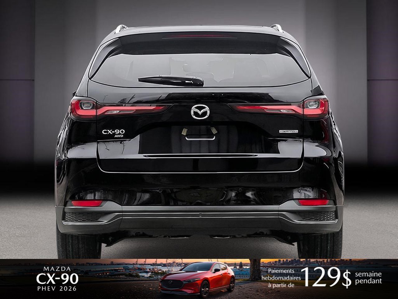 2026 Mazda CX-90 PHEV JM3KKCHA6T1381635 Jet Black Mica Mirabel - photo #4