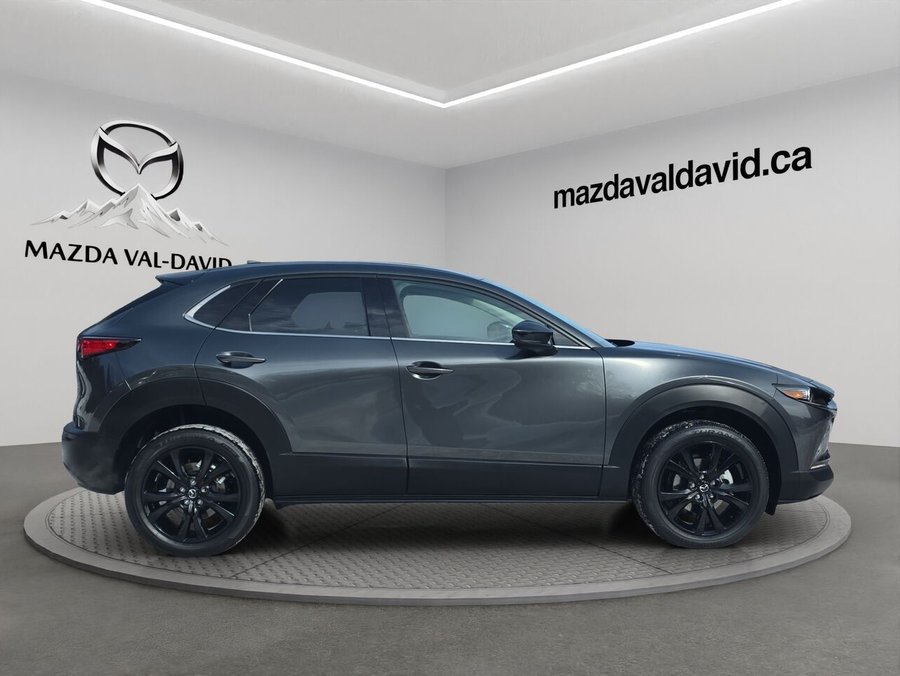 2025 Mazda CX-30 GT turbo, awd, toit ouvrant, Écran 360 degré, Navigation, chargeur sans fil pour cellulaire Aero Grey Metallic