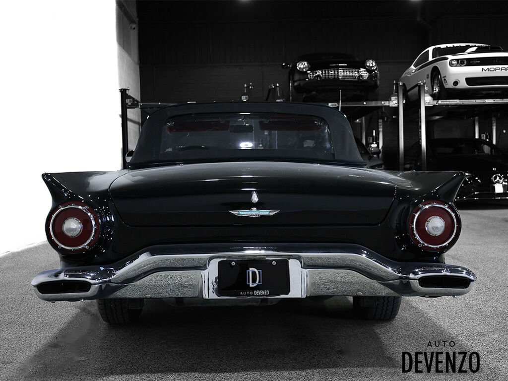 1957 Ford Thunderbird Black Saint-Eustache - photo #3