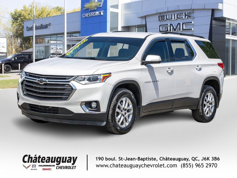 Chevrolet Traverse LT tissu 4 portes TI avec 1LT 2021 Blanc