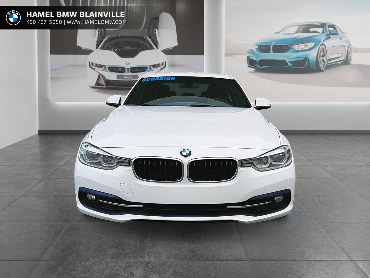 BMW Série 3 330i xDrive berline 2018 Blanc Blainville - photo #1