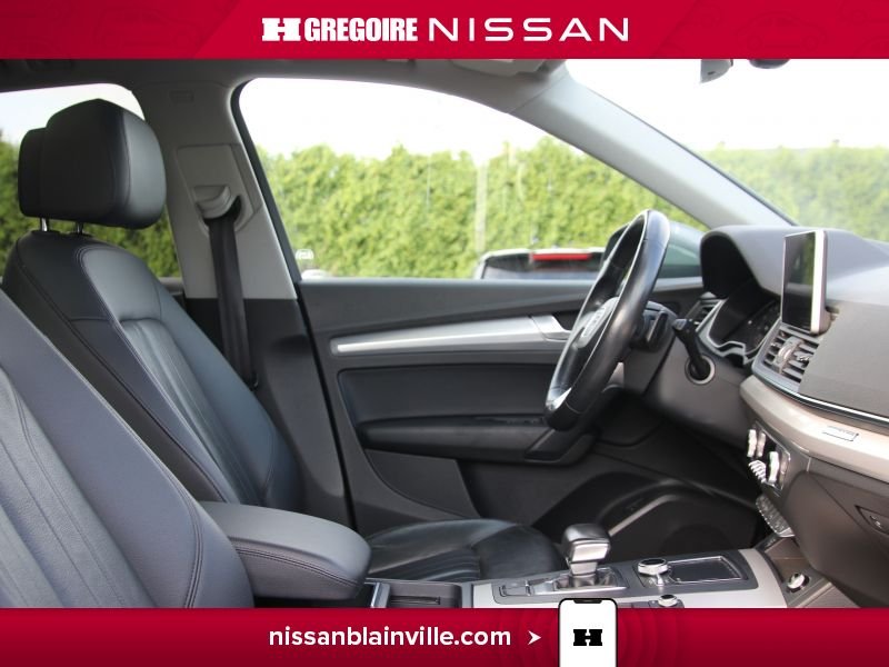 Audi Q5 BA6173 | PROGRESSIV TFSI BLUETOOTH BANCS CHAUFFANTS CUIR CA 2018 Gris Laval - photo #23