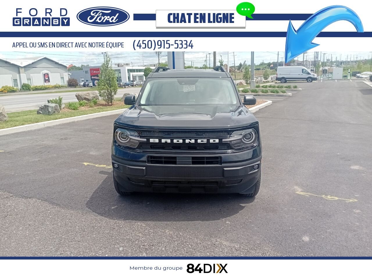 2024 Ford BRONCO SPORT Black Granby - photo #2