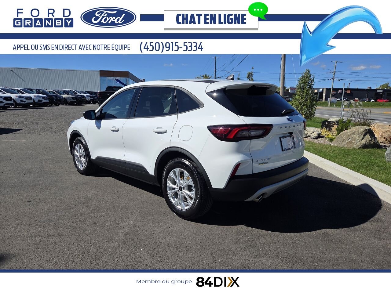Ford Escape 2025 Blanc Granby - photo #4
