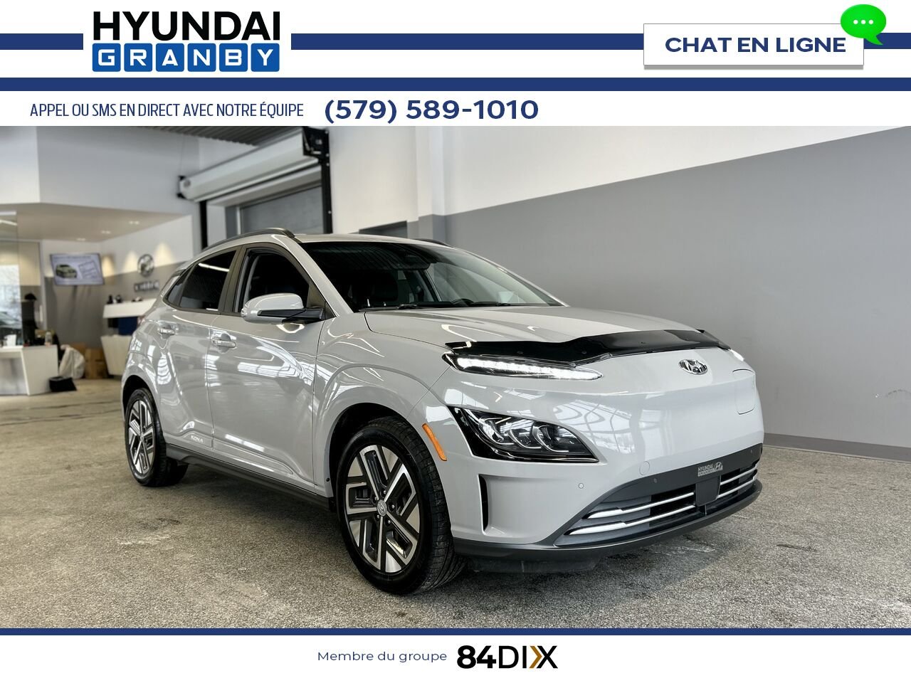 Hyundai Kona électrique 2023 Gris Granby - photo #0