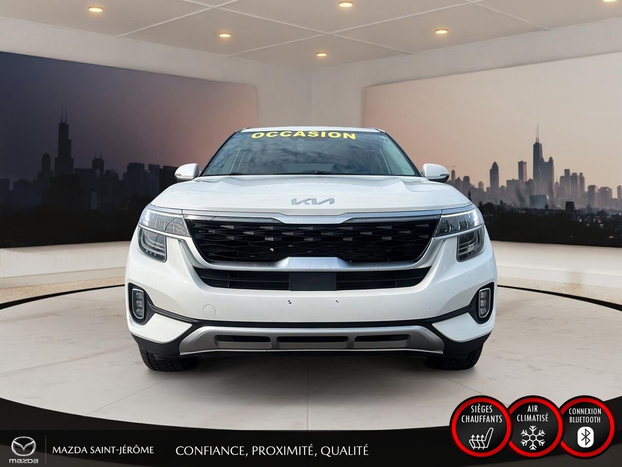 Kia Seltos 2023 Blanc Saint-Jérôme - photo #2