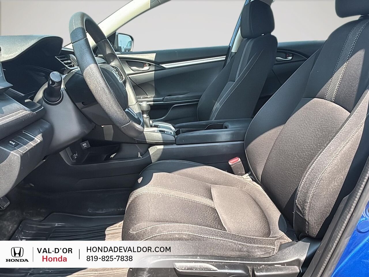 2018 Honda Civic Berline LX BM Blue Val-d'Or - photo #5