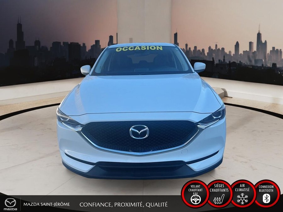 Mazda CX-5 GS | CUIR | TOIT OUVRANT | AWD 2018 Blanc