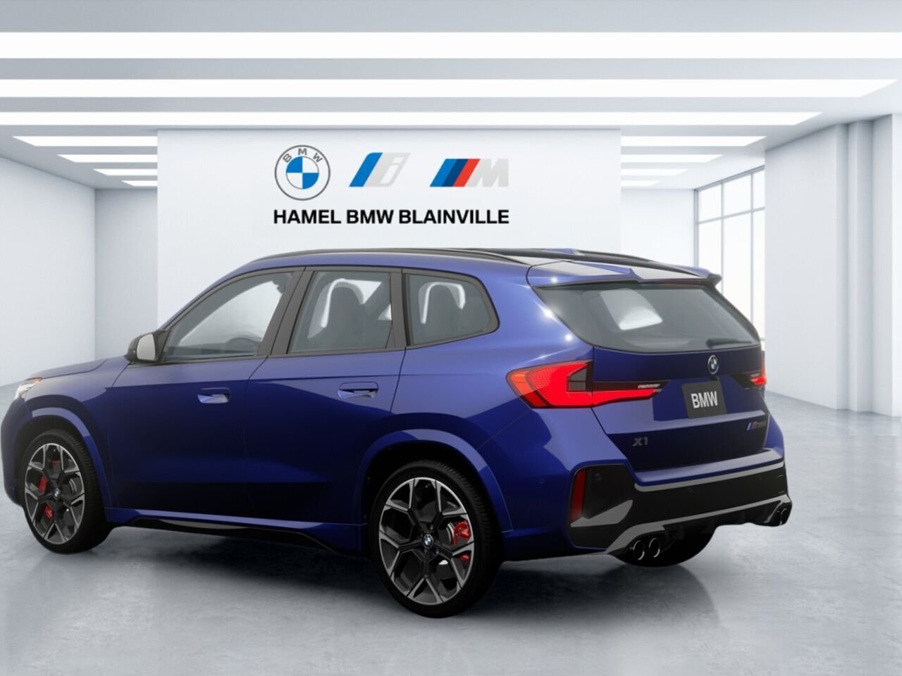 2026 BMW X1 M35i Frozen Portimao Blue Metallic Blainville - photo #1