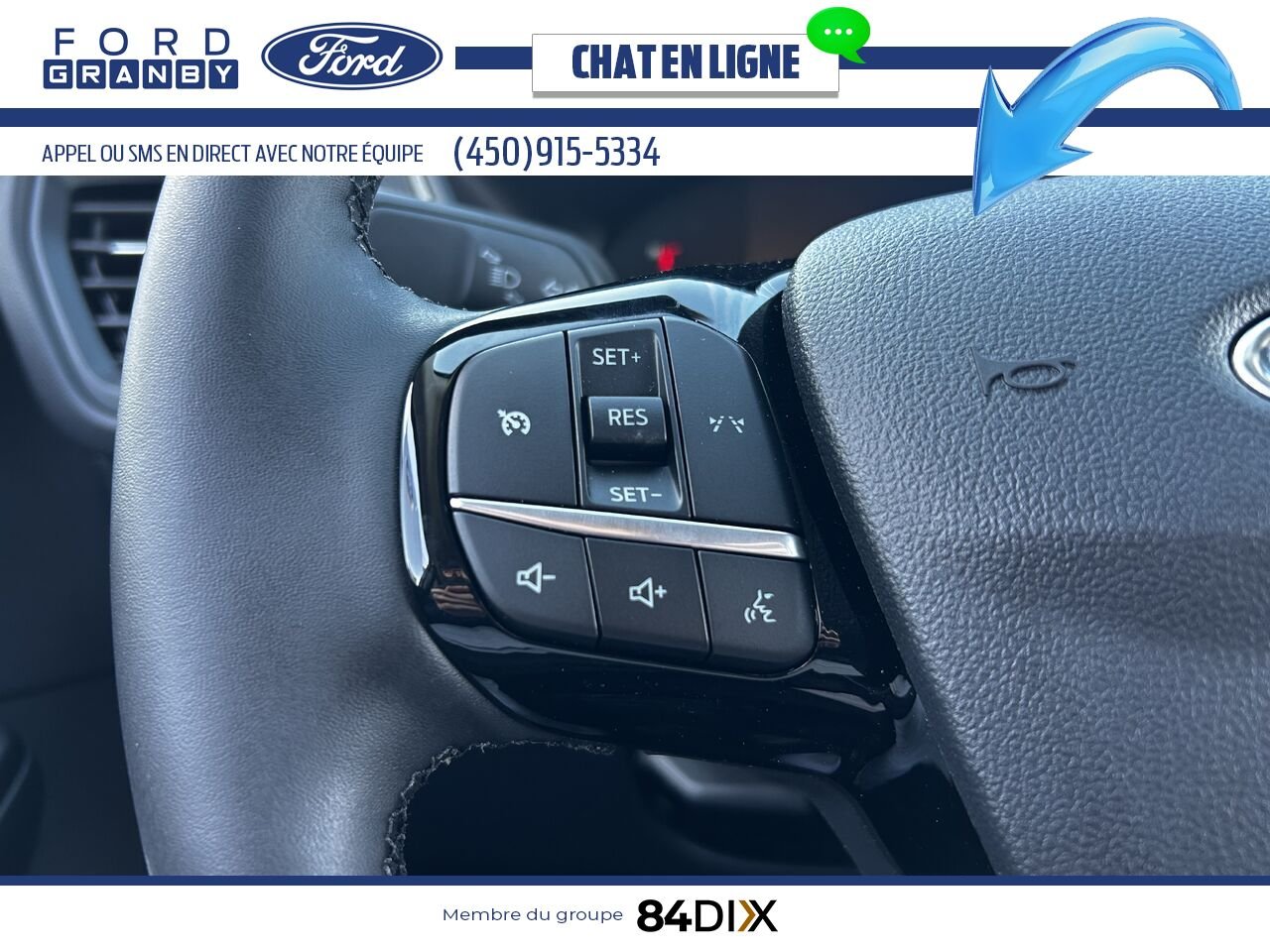 Ford Escape 2025 Noir agate métallisé Granby - photo #9