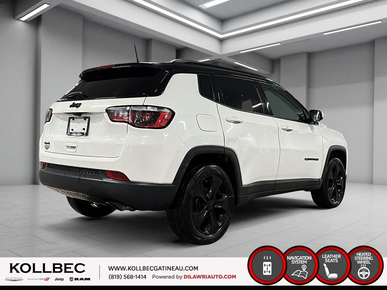 Jeep Compass 25571 | NORTH AWD 2020 Blanc Gatineau - photo #13