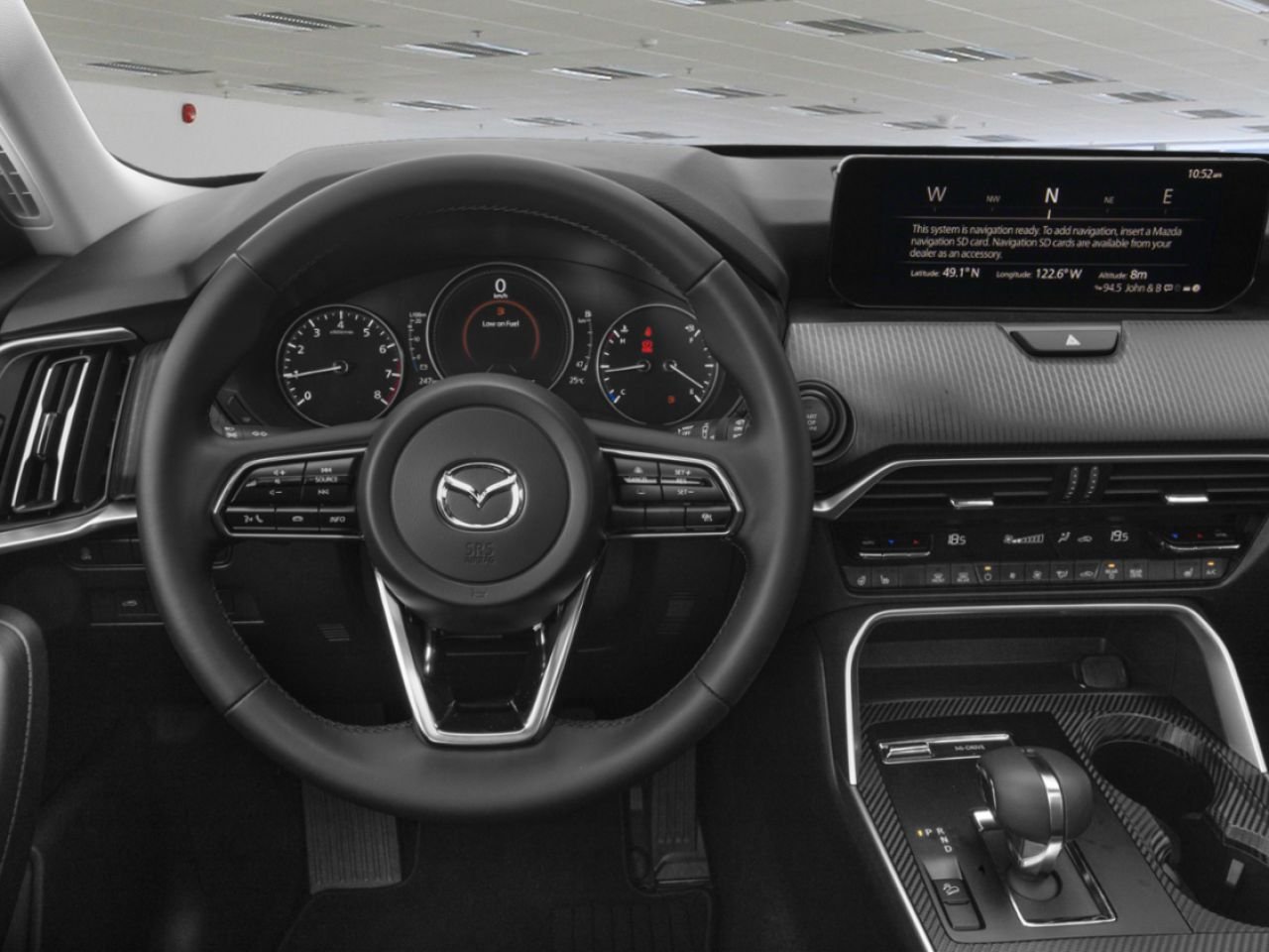 Mazda CX-90 hybride léger 2026 Gris mécanique métallisé Lac Mégantic - photo #5