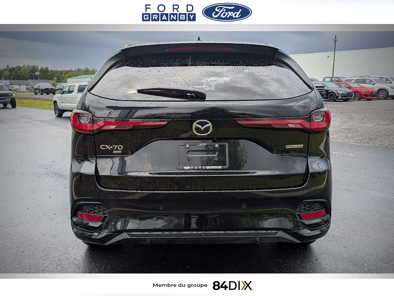 Mazda CX-70 hybride léger 2025 Noir Granby - photo #5