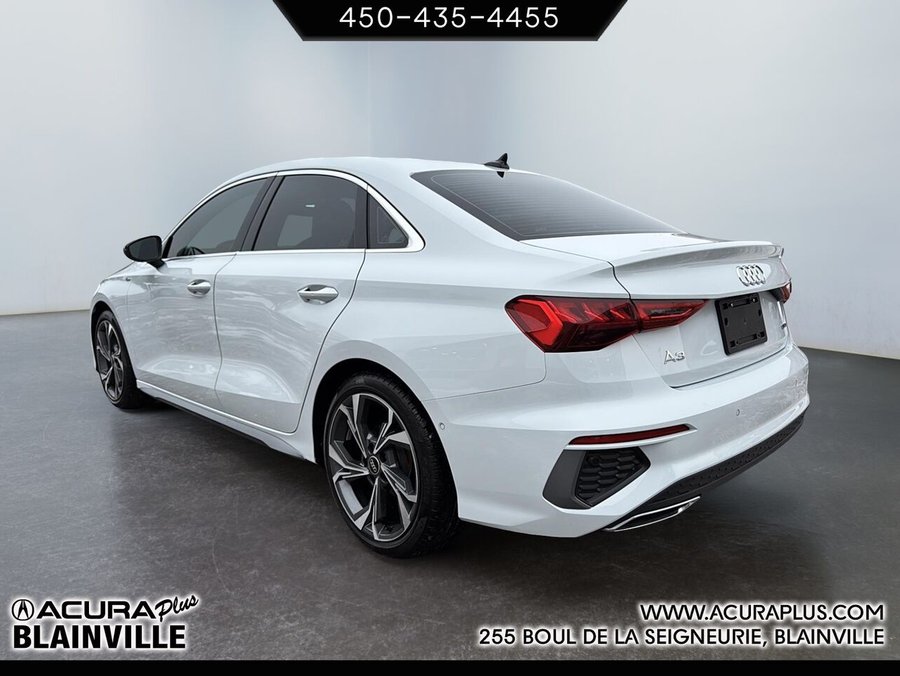 2023 Audi A3 berline 2023 White