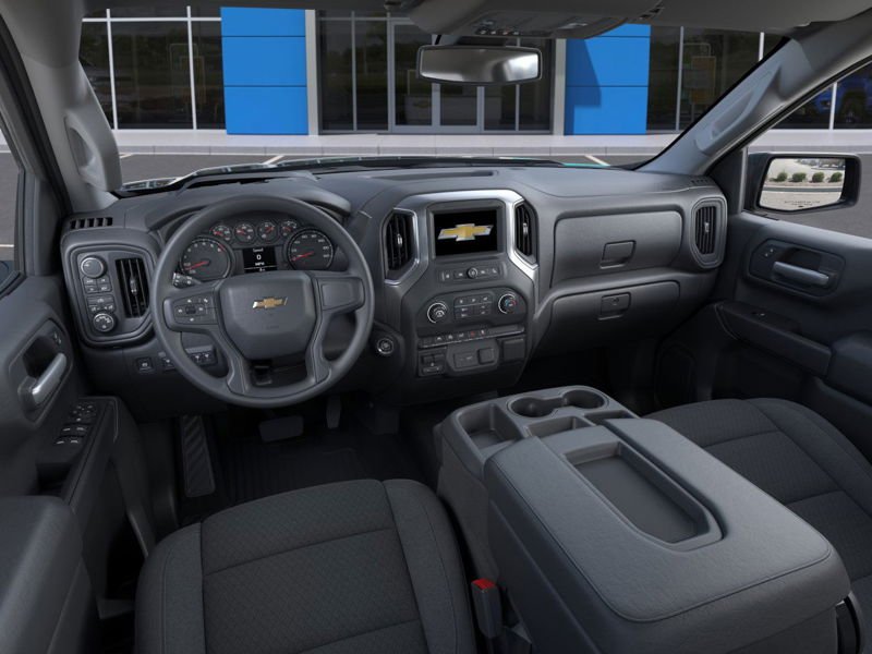 CHEVROLET Silverado 1500 K1500 SILVERADO DOUBLE CAB CUSTOM STD/BOX (1CX) 2026 NOIR Rivière-du-Loup - photo #4
