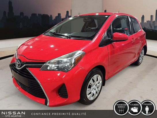 2015 Toyota Yaris Hayon 3 portes, boîte automatique, CE Red