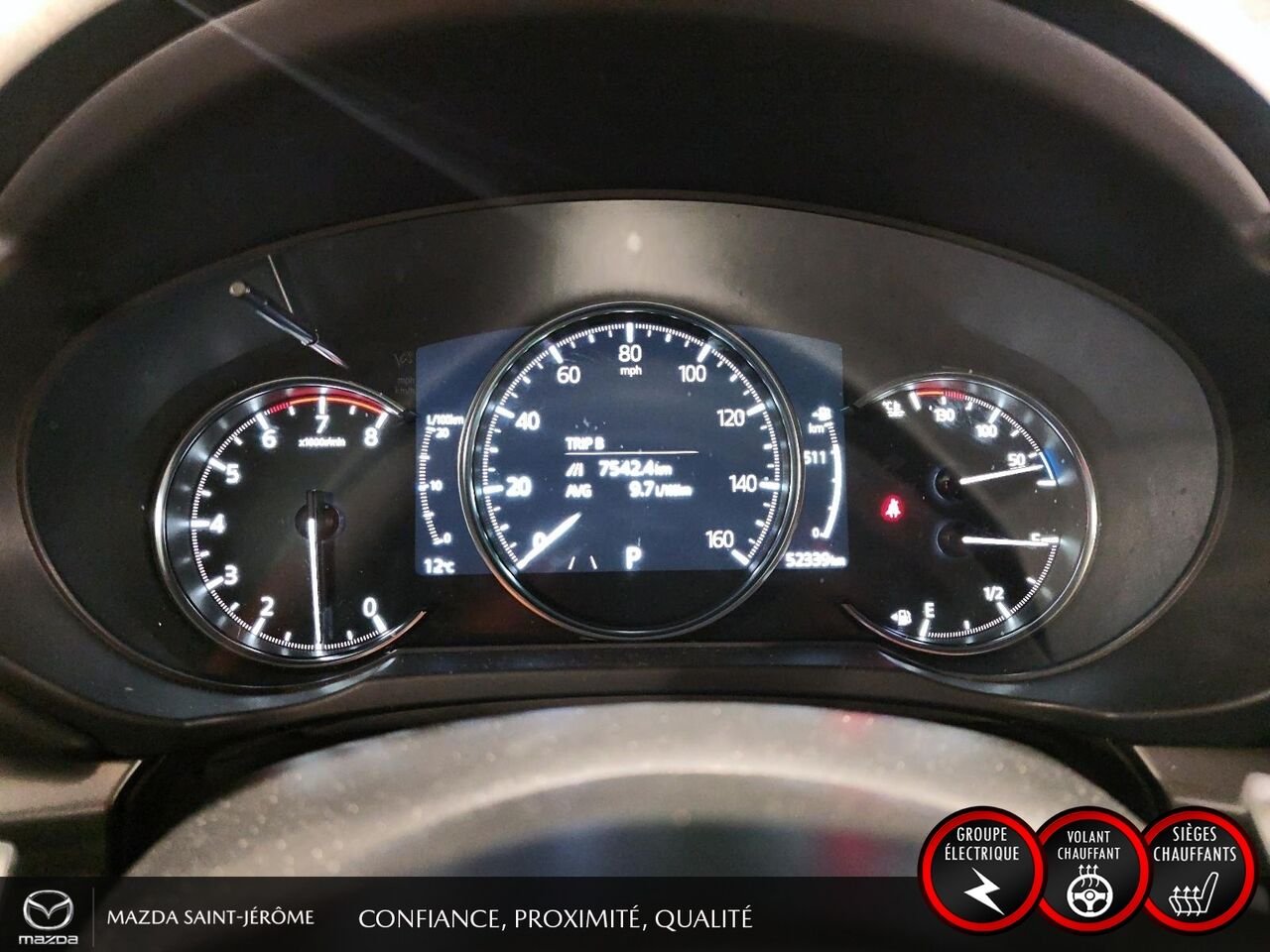 2025 Mazda CX-5 GS | CUIR | AWD | MAGS | Red Saint-Jérôme - photo #16