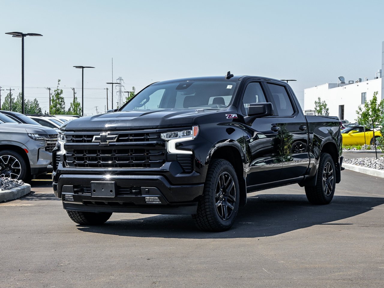 2024 Chevrolet Silverado 1500 4WD Crew Cab 147 RST Black Sherwood Park - photo #3