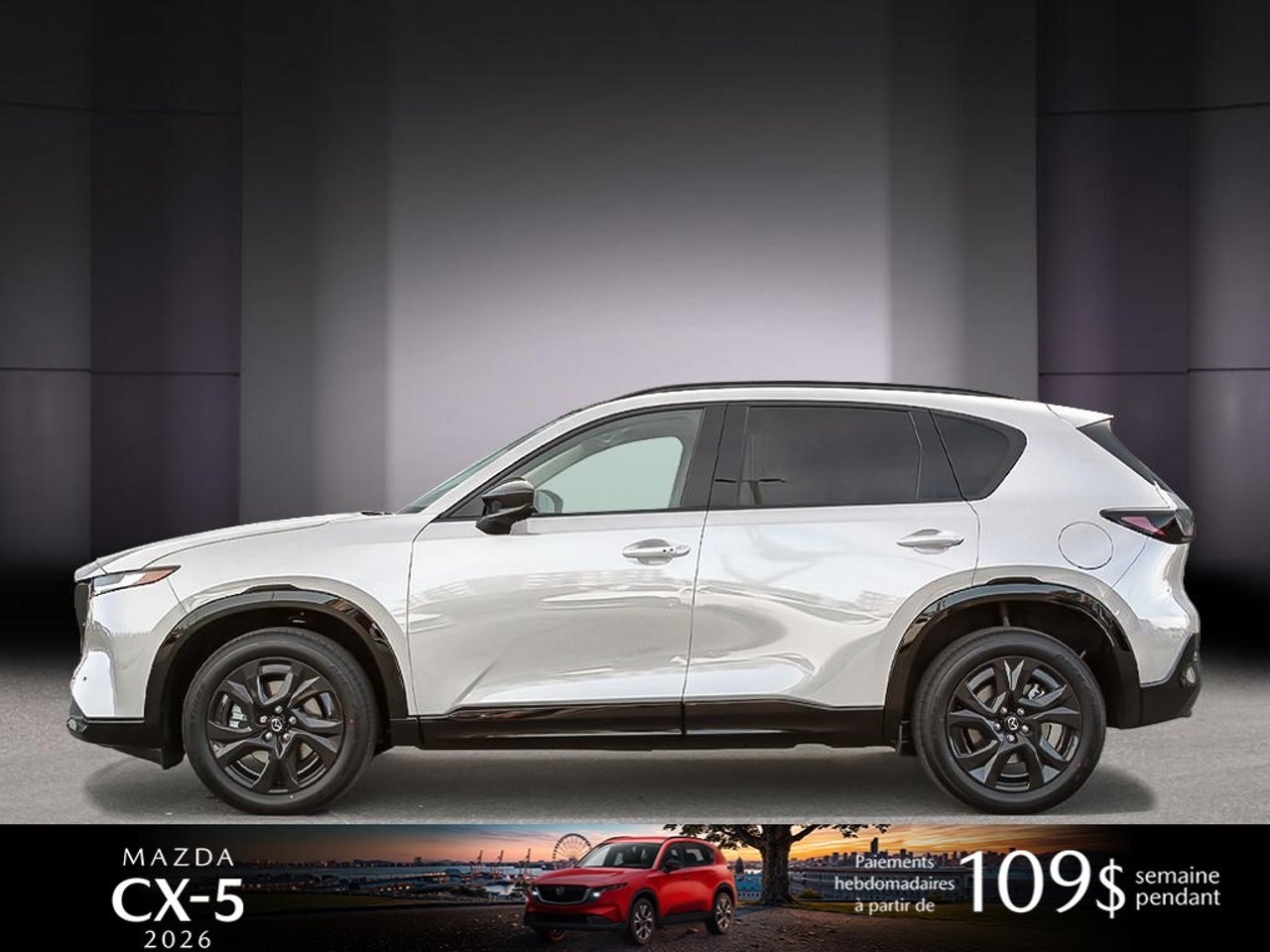 Mazda CX-5 JM3KMDHA4T0200036 2026 Blanc rhodium métallisé Mirabel - photo #2