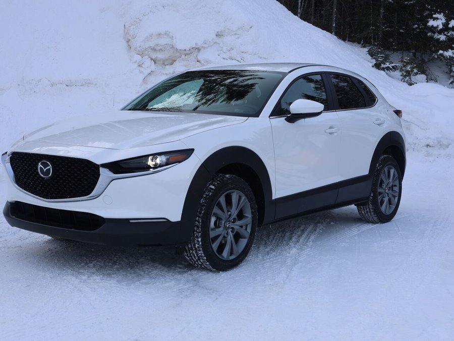 2025 Mazda CX-30 Gs, awd, sièges, volant et rétroviseurs chauffants Snowflake White Pearl