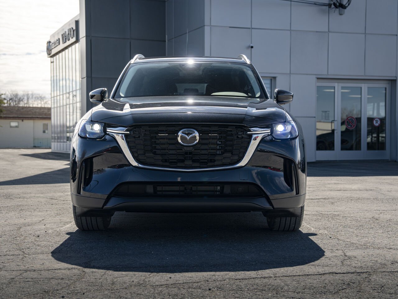 MAZDA CX-90 hybride léger 2632 | GS TI 2026 Noir de jais mica Val-d'Or - photo #1