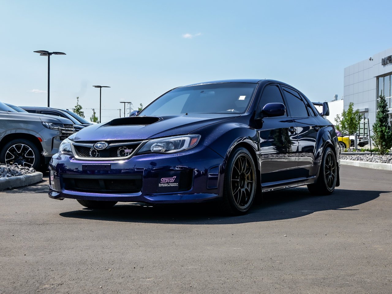 2011 Subaru Impreza 4dr Sdn WRX STI Blue Sherwood Park - photo #3