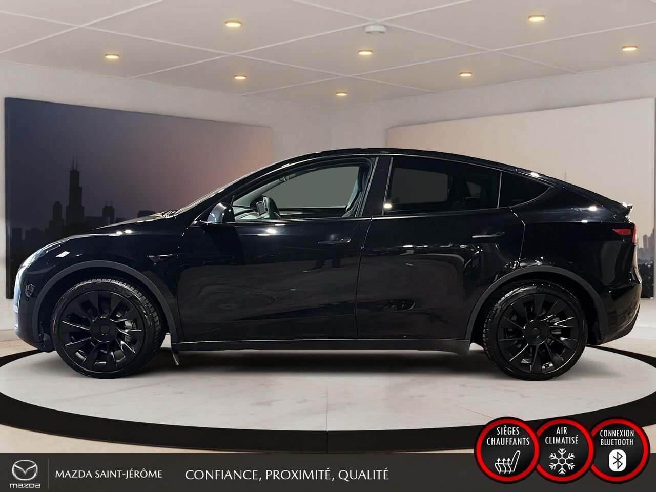 2023 Tesla Model Y MOON ROOF | LEATHER | Black Saint-Jérôme - photo #9