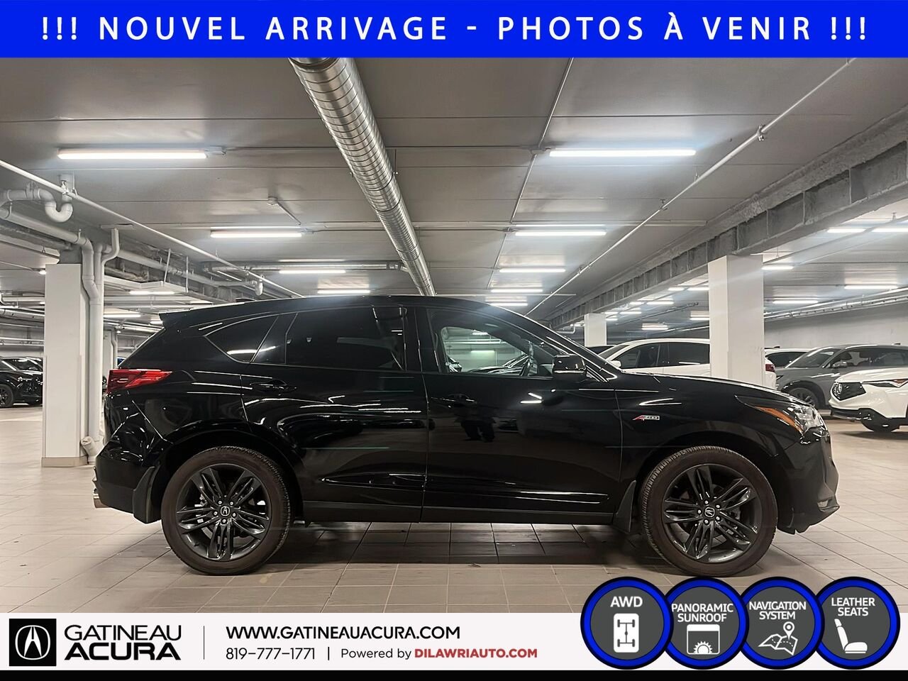 Acura RDX A-Spec SH-AWD 2022 Noir Gatineau - photo #3
