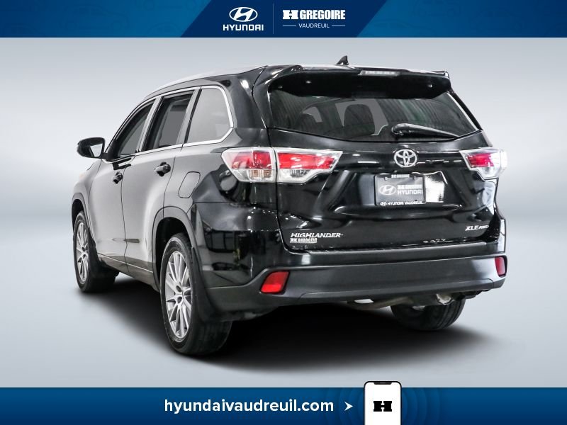 Toyota Highlander YW142 | XLE l AWD - CUIR - MAGS - TOIT - NAV - BLUETOOTH - 2016 Noir Laval - photo #7