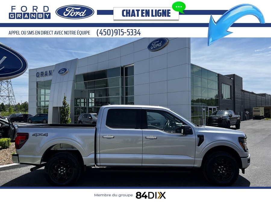 Ford F-150 XLT cabine SuperCrew 4RM caisse de 5,5 pi 2025 Gris