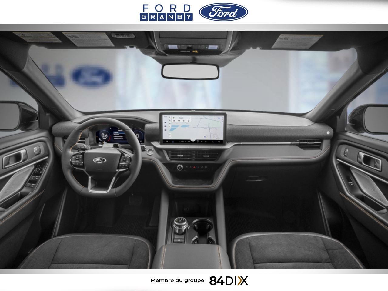 2026 Ford Explorer Star White Metallic Tri-Coat Granby - photo #10