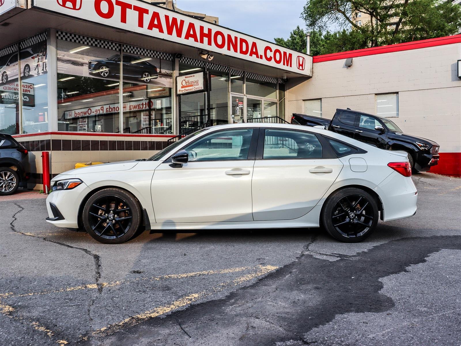 Honda Civic Berline Sport 2024 White Ottawa & Gatineau - photo #4