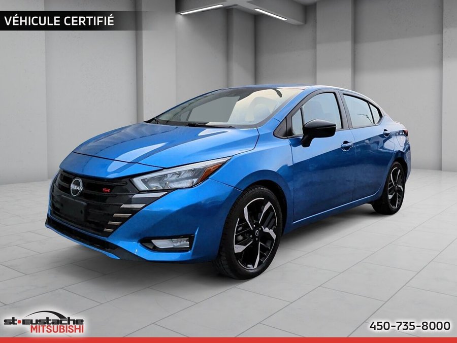 Nissan Versa SR-INTÉRIEUR 2 TONS-SIÈGES CHAUFFANT-CARPLAY 2023 Bleu