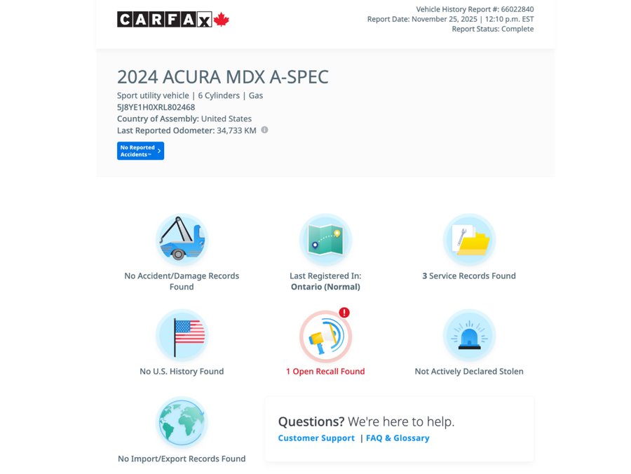 Acura MDX 2024 2024 Gris