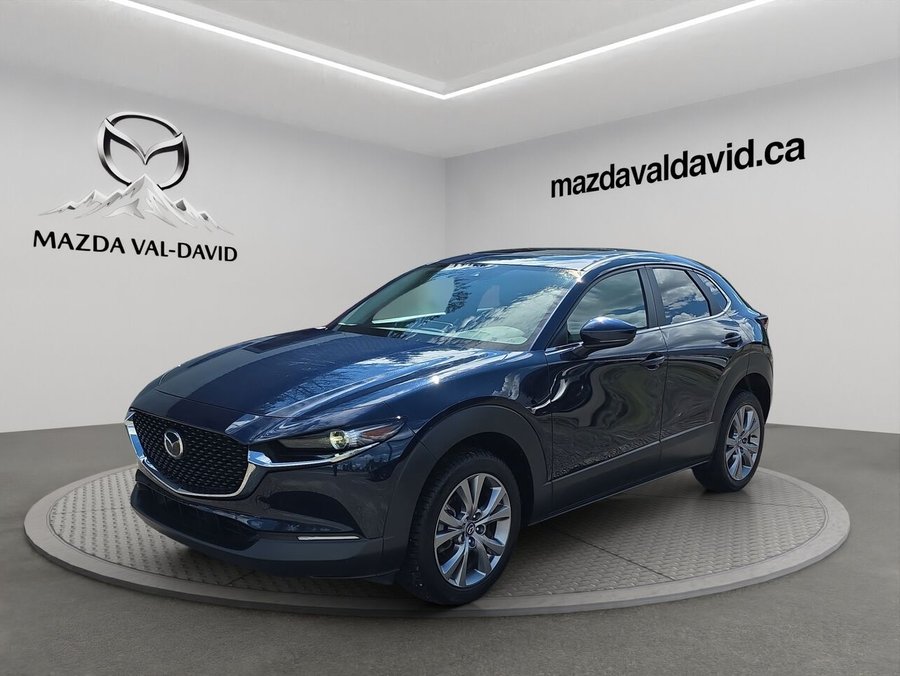 Mazda CX-30 GS TI, toit ouvrant, cruise control, volant chauffant 2023 Bleu
