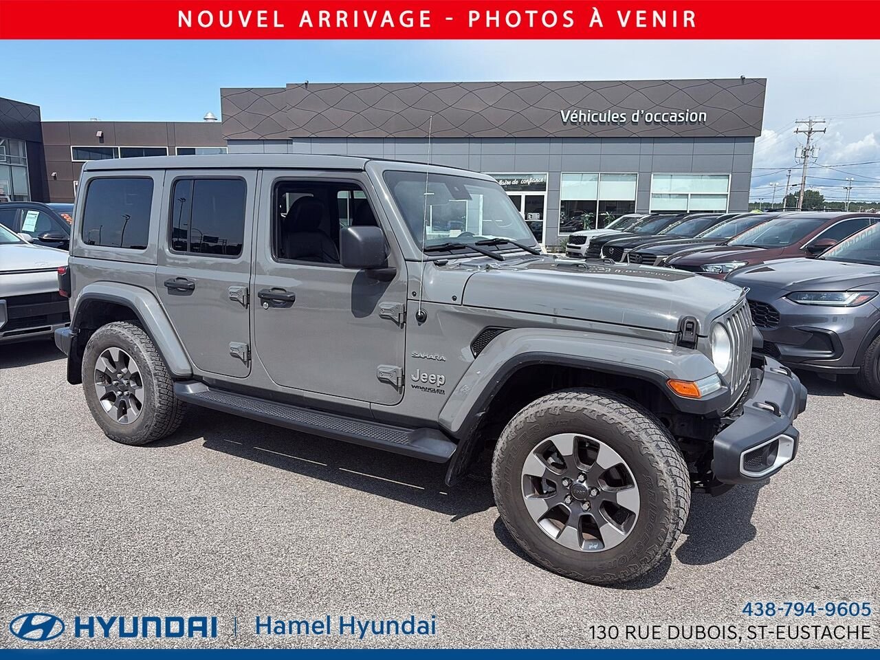 Jeep Wrangler Unlimited 2020 Gris Saint-Eustache - photo #0
