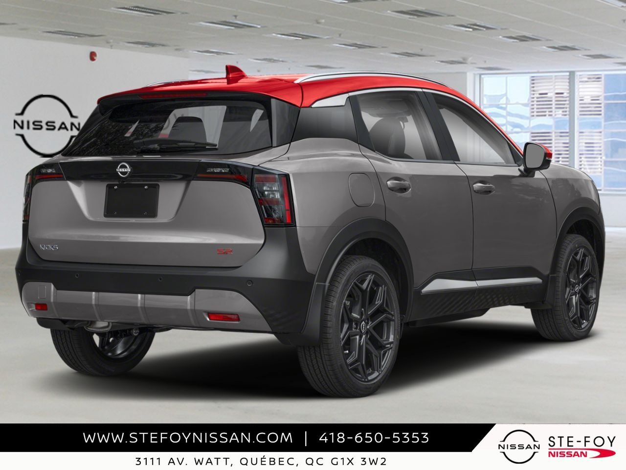 2026 NISSAN Kicks Gun Metal Metallic/Scarlet Ember Tintcoat Saint-Eustache - photo #2