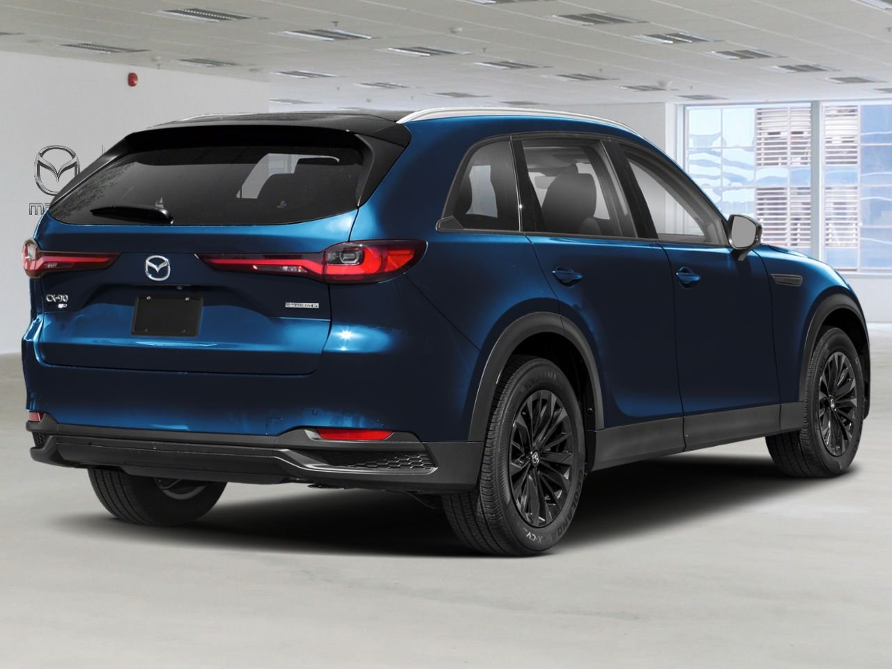Mazda CX-90 hybride léger GS-L TI 2026 Bleu cristal foncé mica Laval - photo #1